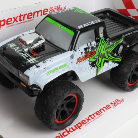 RE-EL TOYS 1/12 EXTREME | X-TEAM PICK-UP BIGFOOT MONSTER 4X4 TRUCK 2019 | WHITE GREEN BLACK