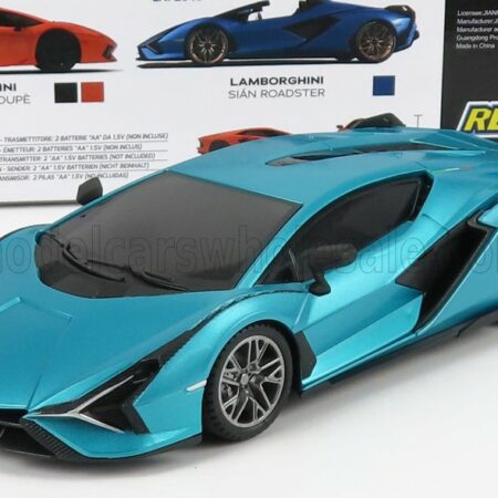 RE-EL TOYS 1/24 LAMBORGHINI | SIAN FKP 37 HYBRID 2020 | LIGH BLUE MET