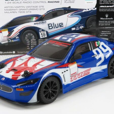 RE-EL TOYS 1/24 MASERATI | GRANTURISMO GT3 N 99 RACING 2015 | BLUE WHITE