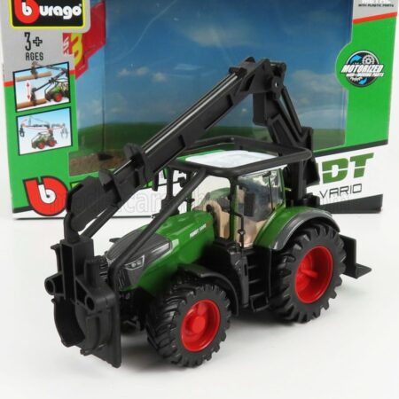 BURAGO 1/50 FENDT | VARIO 1050 TRACTOR LOADER 2016 | GREEN GREY