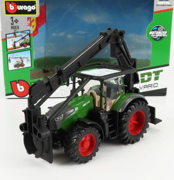 BURAGO 1/50 FENDT | VARIO 1050 TRACTOR LOADER 2016 | GREEN GREY