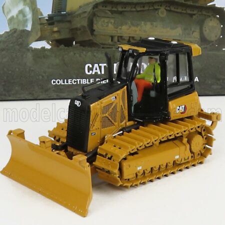 DM-MODELS 1/50 CATERPILLAR | CATD3 DOZER RUSPA CINGOLATA - SCRAPER TYPE TRACTOR | YELLOW BLACK