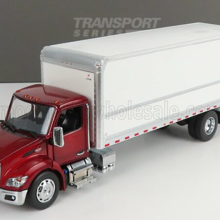 DM-MODELS 1/32 PETERBILT | 536 TRUCK CASSONATO 2010 | RED MET WHITE