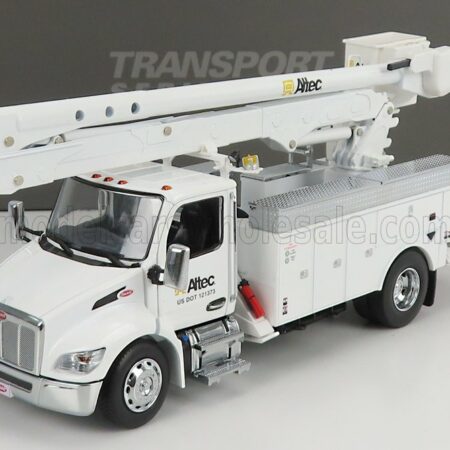 DM-MODELS 1/32 PETERBILT | 536 TRUCK ALTEC AA55 GRU CRANE ELEVATOR CON PIATTAFORMA CESTELLO 2010 | WHITE