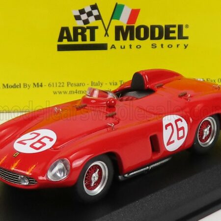 ART-MODEL 1/43 FERRARI | 750 MONZA SPIDER 3.0L ch.0496M N 26 12h SEBRING 1955 A.DE PORTAGO - U.MAGLIOLI | RED