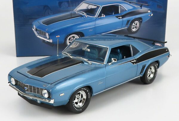 ACME-MODELS 1/18 CHEVROLET | CAMARO COPO COUPE 1969 | LIGHT BLUE BLACK