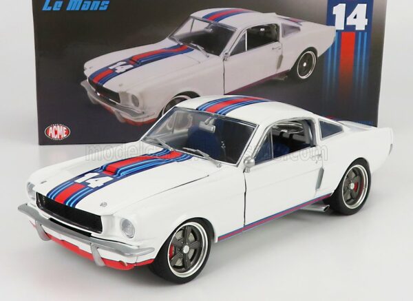 ACME-MODELS 1/18 FORD USA | MUSTANG SHELBY GT 350R COUPE N 14 LE MANS 1965 | WHITE