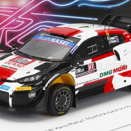 SPARK-MODEL 1/43 TOYOTA | YARIS GR RALLY1 TEAM TOYOTA GAZOO RACING WRT N 4 3rd RALLY SWEDEN 2022 E.LAPPI - J.FERM | WHITE BLACK RED