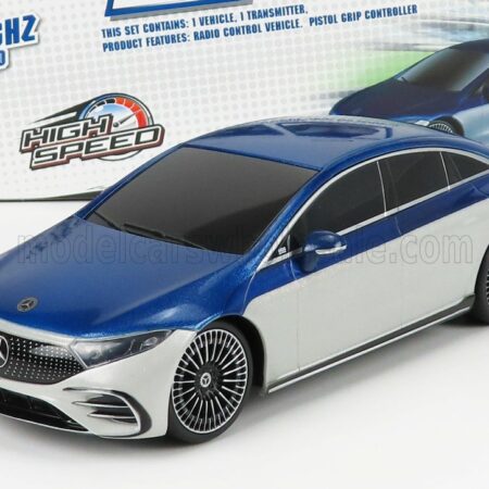 MAISTO 1/24 MERCEDES BENZ | EQS 2022 | SILVER BLUE MET