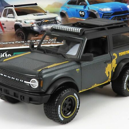 MAISTO 1/24 FORD USA | BRONCO BADLANDS TOYO TIRES 2021 | MATT GREY