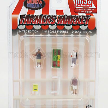 AMERICAN DIORAMA 1/64 FIGURES | SET - FARMERS MARKET | VARIOUS