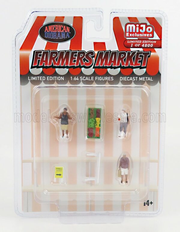 AMERICAN DIORAMA 1/64 FIGURES | SET - FARMERS MARKET | VARIOUS