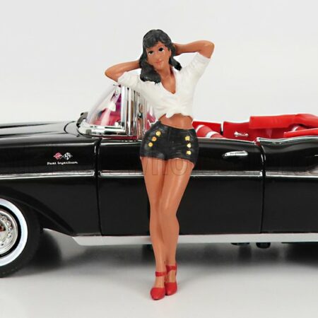 AMERICAN DIORAMA 1/24 FIGURES | PIN-UP - JEAN | WHITE BLACK