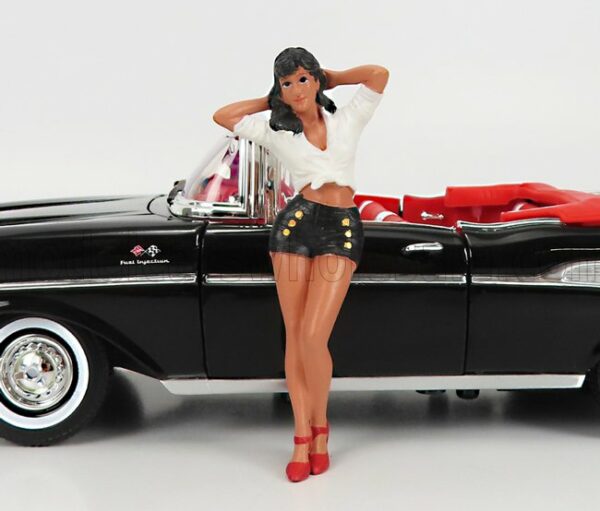 AMERICAN DIORAMA 1/24 FIGURES | PIN-UP - JEAN | WHITE BLACK