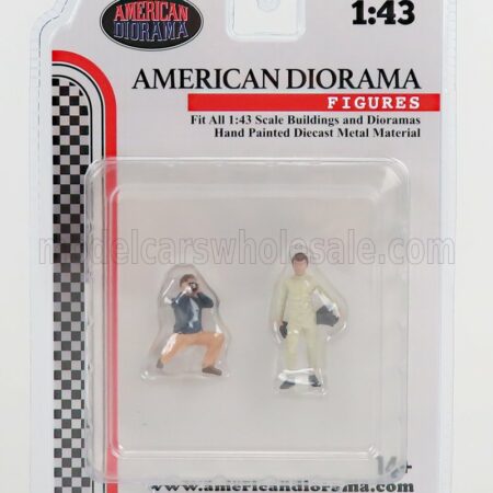 AMERICAN DIORAMA 1/43 FIGURES | RACE DAY - SET 1 | VARIOUS