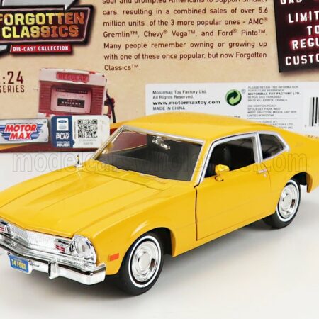 MOTOR-MAX 1/24 FORD USA | MAVERICK 1974 | YELLOW