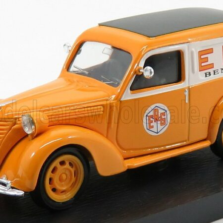 BRUMM 1/43 FIAT | 1100 VAN FURGONE ERG 1950 | ORANGE WHITE