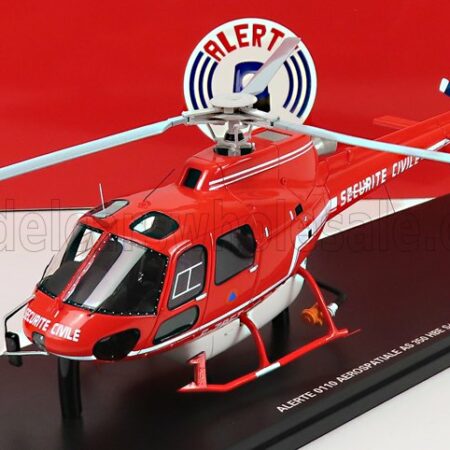 ALERTE 1/43 AEROSPATIALE | AS 350 HBE HELICOPTER SECURITE CIVILE 1979 | RED