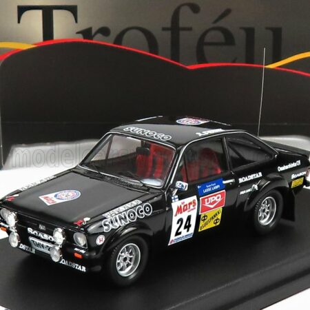 TROFEU 1/43 FORD ENGLAND | ESCORT MKII N 24 RALLY 1000 LAKES 1979 L.LAMPI - P.KUUKKALA | BLACK