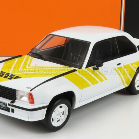 IXO-MODELS 1/18 OPEL | ASCONA B 400 1982 | WHITE YELLOW