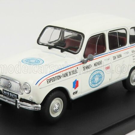 EDICOLA 1/43 RENAULT | R4 LA FAUNE DU SOLEIL DE MINUIT 1966 | WHITE