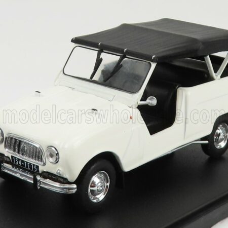 EDICOLA 1/43 RENAULT | R4 SINPAR TORPEDO CABRIOLET CLOSED 1964 | WHITE BLACK