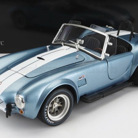 KYOSHO 1/18 FORD USA | SHELBY COBRA 427 S/C SPIDER 1962 | LIGHT BLUE WHITE