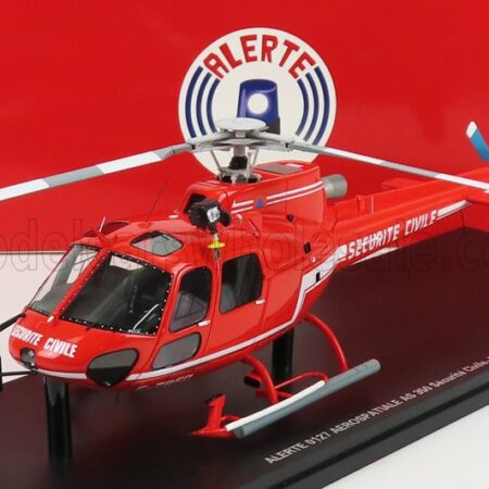 ALERTE 1/43 AEROSPATIALE | AS 350 HELICOPTER SECURITE CIVILE 1979 | RED