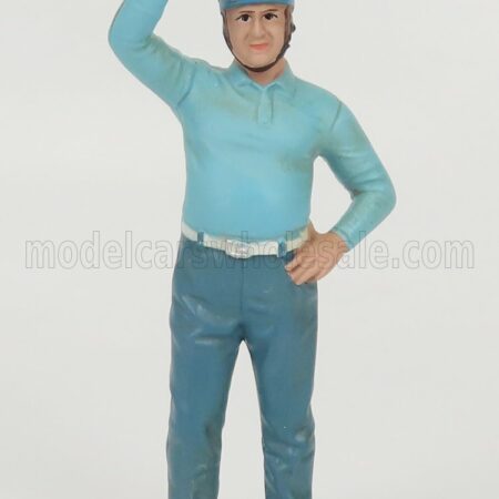 AMERICAN DIORAMA 1/18 FIGURES | MAN RACING LEGEND 50s-B | BLUE GREY