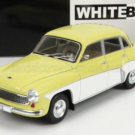 WHITEBOX 1/24 WARTBURG | 312 1965 | YELLOW WHITE