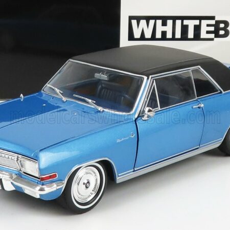 WHITEBOX 1/24 OPEL | DIPLOMAT A V8 COUPE 1965 | LIGHT BLUE BLACK