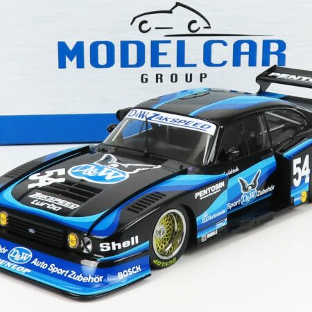 MCG 1/18 FORD ENGLAND | CAPRI TURBO Gr.5 TEAM D&W N 54 DRM ZOLDER 1980 H.SOLDECK | BLACK BLUE