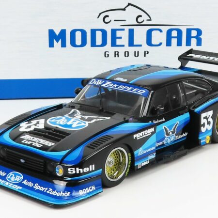 MCG 1/18 FORD ENGLAND | CAPRI TURBO Gr.5 TEAM D&W N 53 DRM SPA 1980 K.NIEDWIEDZ | BLACK BLUE