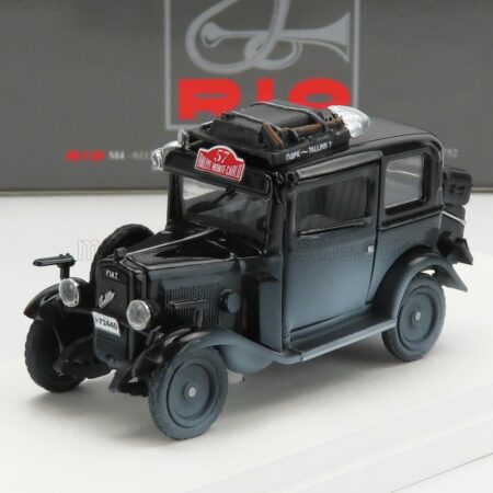 RIO-MODELS 1/43 FIAT | BALILLA N 57 RALLY MONTECARLO 1933 - PRINCE LEON NARISCHKINE | BLACK