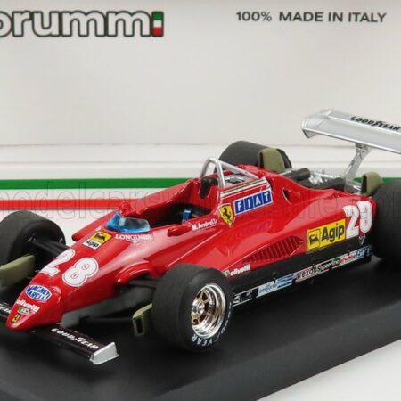 BRUMM 1/43 FERRARI | F1  126C2 N 28 3rd ITALY GP 1982 MARIO ANDRETTI | RED