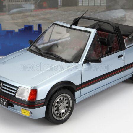 SOLIDO 1/18 PEUGEOT | 205 CTI MKI (GTi) 1.6 CABRIOLET 1989 | LIGHT BLUE MET