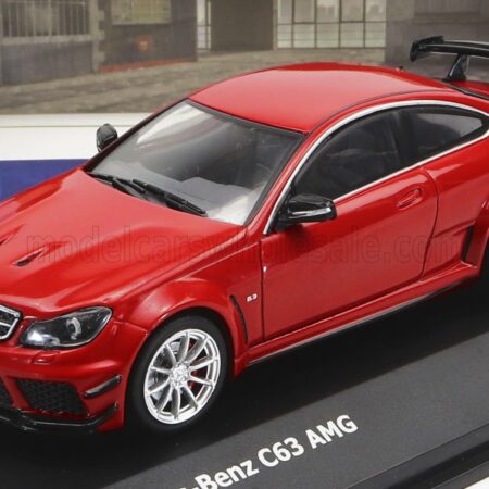 SOLIDO 1/43 MERCEDES BENZ | C-CLASS C63 6.3 V8 AMG BLACK SERIES 2012 | OPAL RED