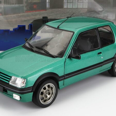 SOLIDO 1/18 PEUGEOT | 205 1.9 GTi GRIFFE 1990 | GREEN MET