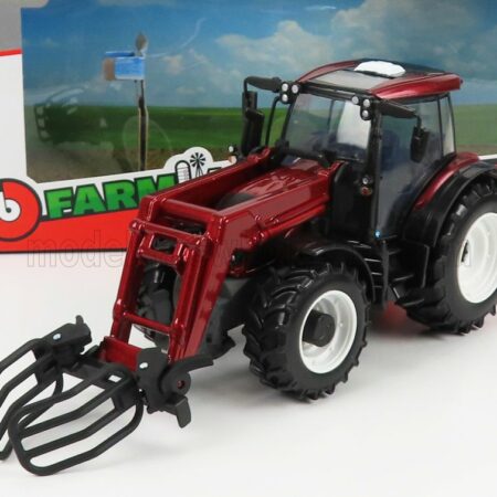 BURAGO 1/32 VALTRA | N174 TRACTOR 2017 | RED BLACK