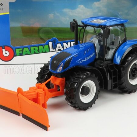 BURAGO 1/32 NEW HOLLAND | T7.315 TRACTOR 2009 | BLUE ORANGE