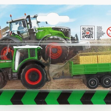 MAISTO 1/64 FENDT | 209 VARIO TRACTOR WITH TRAILER 2022 | GREEN