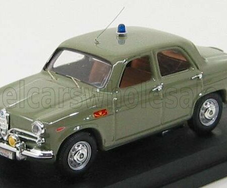 RIO-MODELS 1/43 ALFA ROMEO | GIULIETTA POLIZIA REPARTO MOBILE 1955 | MILITARY GREEN