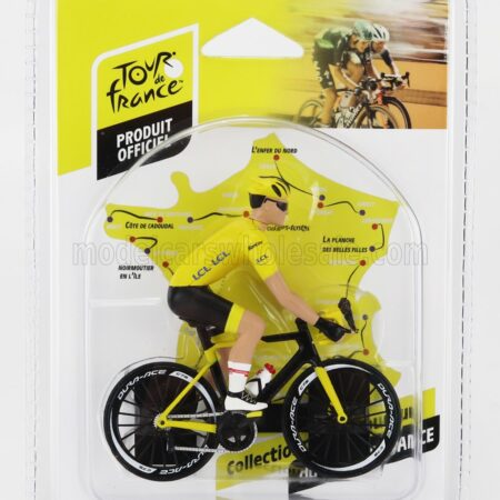 SOLIDO 1/18 FIGURES | CICLISTA - CYCLIST - MAGLIA GIALLA - YELLOW JERSEY - TOUR DE FRANCE 2023 | YELLOW