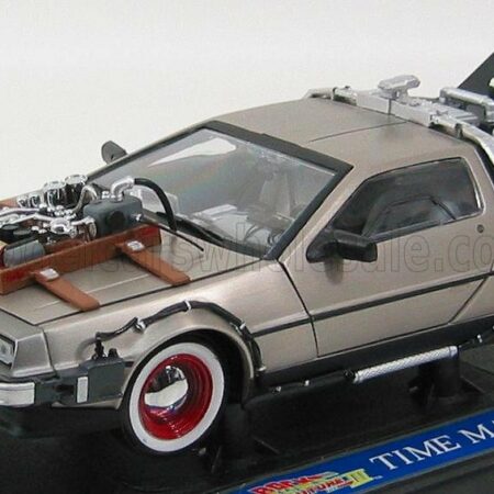 SUN-STAR 1/18 DE LOREAN | TIME MACHINE - BACK TO THE FUTURE 3 - RITORNO AL FUTURO 3 | SILVER