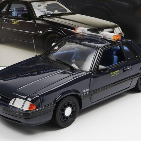 GMP 1/18 FORD USA | MUSTANG 5.0L SSP POLICE DRAGON CHASER 1988 | DARK BLUE