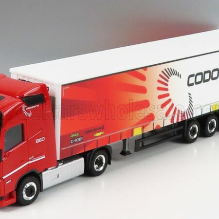 HERPA 1/87 VOLVO | FH4 500 TRUCK TELONATO CODOGNOTTO TRANSPORTS 2020 | RED WHITE