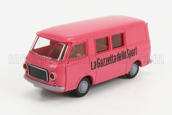 BREKINA PLAST 1/87 FIAT | 238 HALF VAN LA GAZZETTA DELLO SPORT 1969 | PINK