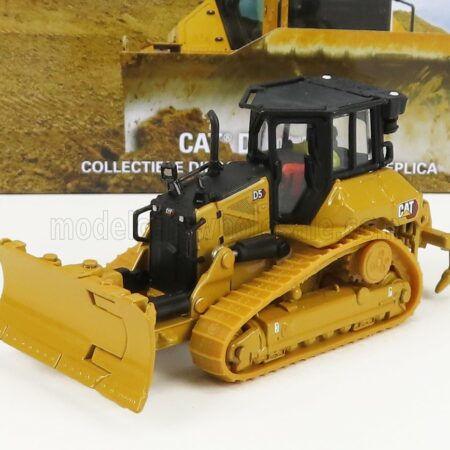 DM-MODELS 1/87 CATERPILLAR | CATD5 DOZER RUSPA CINGOLATA - SCRAPER TYPE TRACTOR | YELLOW BLACK