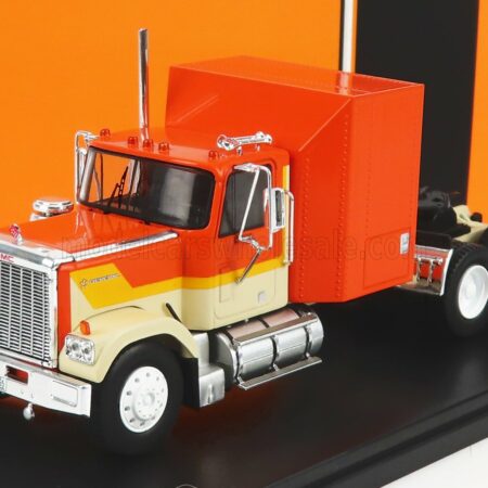 IXO-MODELS 1/43 GMC | GENERAL TRACTOR TRUCK 3-ASSI 1980 | ORANGE