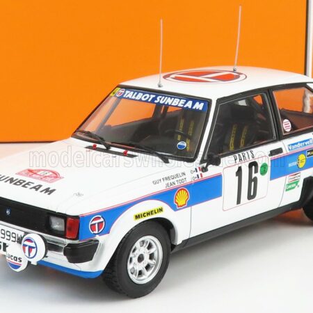 IXO-MODELS 1/24 TALBOT | SUNBEAM LOTUS (night version) N 16 RALLY MONTECARLO 1981 G.FREQUELIN - J.TODT | WHITE LIGHT BLUE